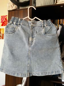 Denim Mini Skirt