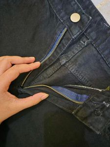 Black Straight Leg Jeans