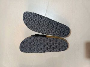 WOMEN&#39;S KillerX Black Buckle Slides, SIZE UK 5