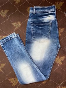 Distressed Denim Jeans