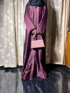 Magenta Pink Abaya Bhurqa For Wedding