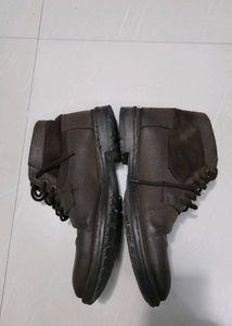 Brown Leather Ankle Boots