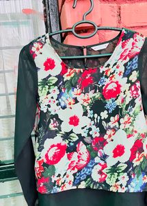 Womens Floral Print Top