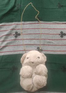 Vintage Cute Fur soft sling bag Totally New