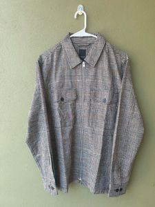 H&amp;M Plaid Zip-Up Jacket