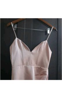 ZARA Pink Beige Mini Dress