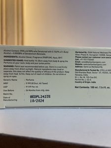 Bellavita Honey Oud Eau De Parfum