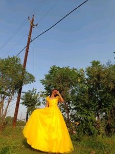 Princess 👑 Yellow 💛 Gown For You 🌹