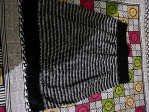 Striped Knit Fabric Piece