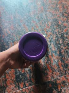 Gray &amp; Purple Water Bottle