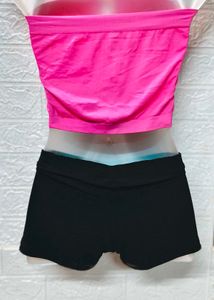 Pink Bandeau Top For Small To Large Size