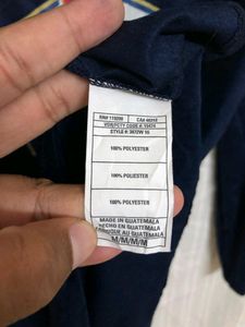 Adidas Blue Long Sleeve T Shirt