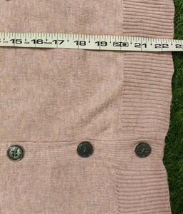 Stylish Pink &amp; Gray Cardigan