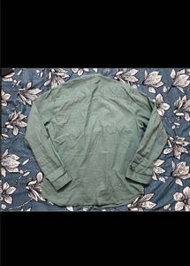 HIGHLANDER Men Green Slim FitCasualShirt