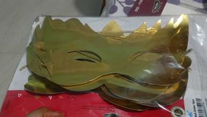 Gold Party Masks