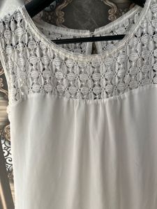 Lace Back Sleeveless Top