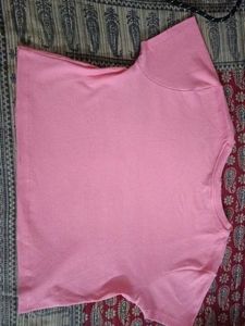 Trendy Pink Ribbed Crop Top 💖 | Casual &amp; Comfy
