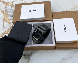 MIX BRANDED LV, COACH WALLET + BELT COMBO