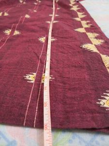 Maroon Wrap-around Festive Skirt