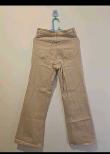 High Waisted Tan Jeans