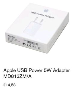 (Apple Brand)USB Power Adapter