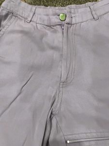 Lavender Zipper Detail Pants
