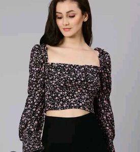 Floral Crop Top