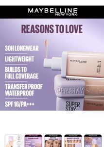 Full Bottle Maybelline Super Stay Lumi Matte Liqu