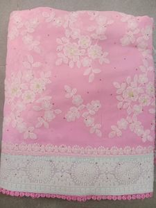 Heavy Work Saree With Siroski