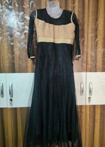 Elegant Black Ethnic Gown
