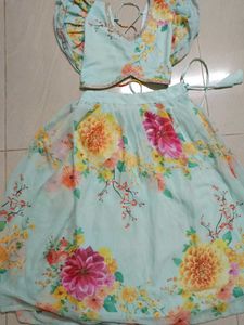 Floral Lehenga Choli Set