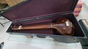 Vintage Tanpura with a hard box or case