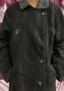 Vintage Suede Long Coat