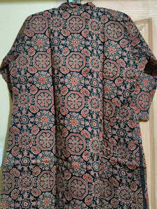 Premium Ajrakh Print Cotton Cord Set