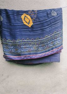 Elegant Blue Saree
