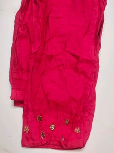 Red Handwork Suit