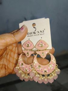 Dhvani Pink Earrings