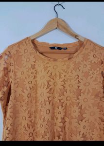 Fig Floral Embossed Top