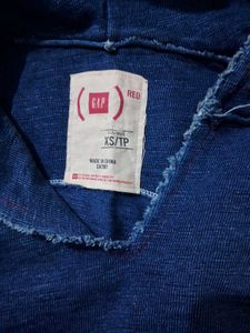Gap Blue Knit Hoodie