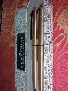 Submarine Pure Copper 2 Pens 🖋️🖊️ Rare