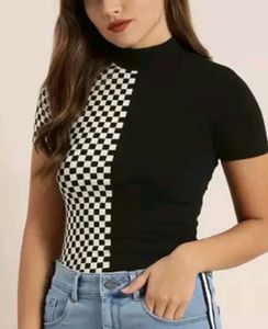 Shein Inspired Checkered Top