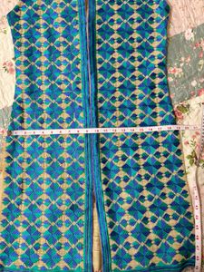 Beautiful Phulkari  Embroidered Kurta
