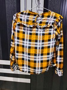 Yellow N Black Chacks T Shirts..