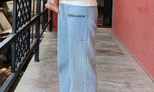 Light Wash Denim Pants