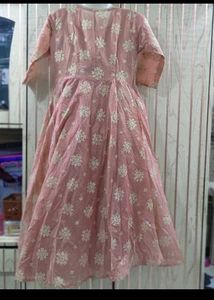 Chanderi Gown With Jacket
