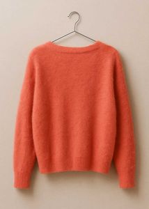 Orange Star Knit All Fur Sweater