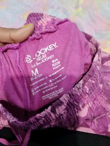 Purple Patterned Lounge Pants