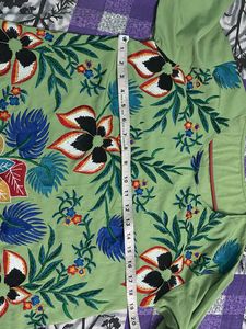 Embroidered Floral Tunic Top