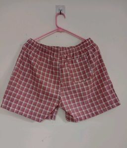 Checked shorts