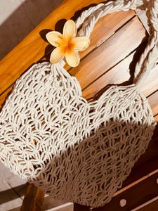 Macrame Tote Bag